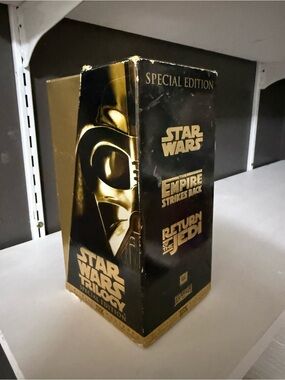 1997 Star Wars Special Edition Trilogy Box Set in Black and Gold